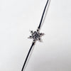 Upsala Choker - Solid silver snowflake pendant choker | Dana Mantzur
