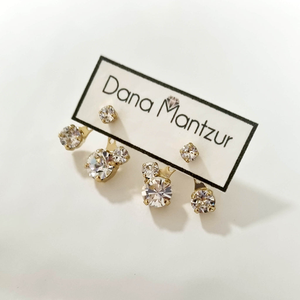 Round ear jackets, Stars Ear Jackets | Dana Mantzur