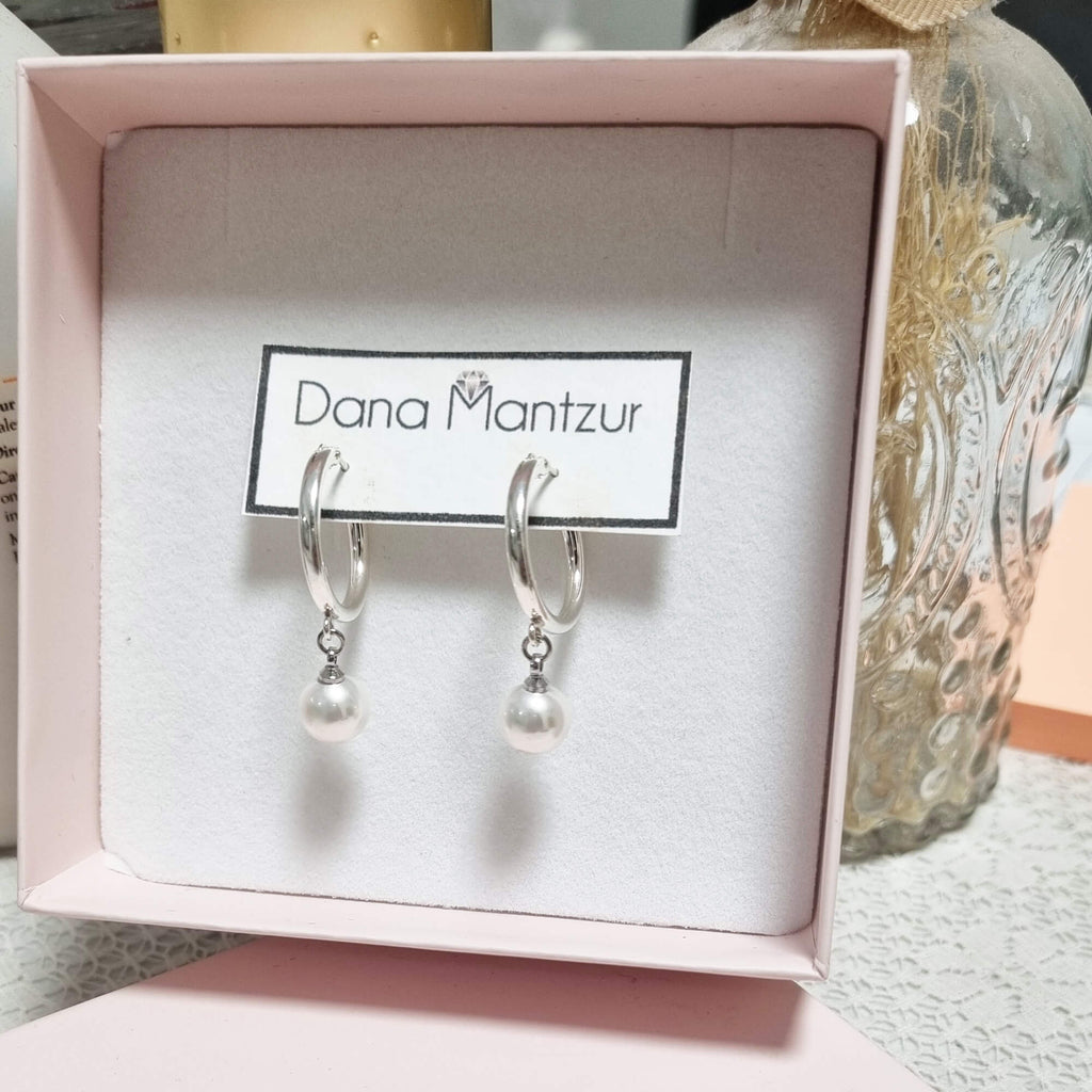 Hoops jewelry gift ,Lucie hoop earrings, Dana Mantzur