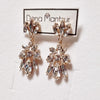 Rose gold chandelier earrings