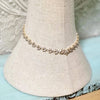 Gold zirconia necklace, Bridal zirconia necklace | Dana Mantzur