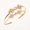 Gold zirconia bracelet