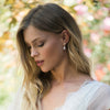 Bridal minimal earrings