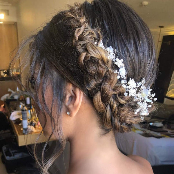 Flower hair piece