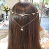 Silver hair chain, Vicki hair chain, The Lady Bride