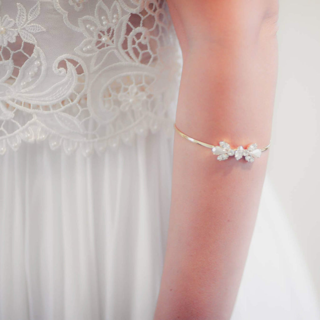 Bridal cuff bracelet