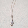 Minimalist necklace, Fleur de lis Necklace, The Lady bride