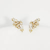 Gold crystal earrings
