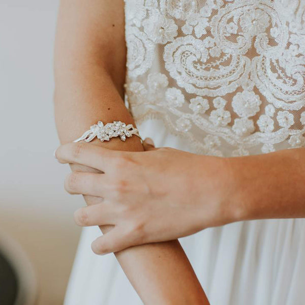 Crystal cuff bracelet