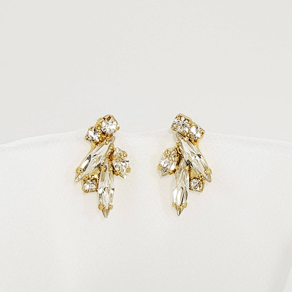 Katherine earrings, Zirconia earrings, Dana Mantzur