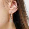 Silver hoop earrings | Dana Mantzur