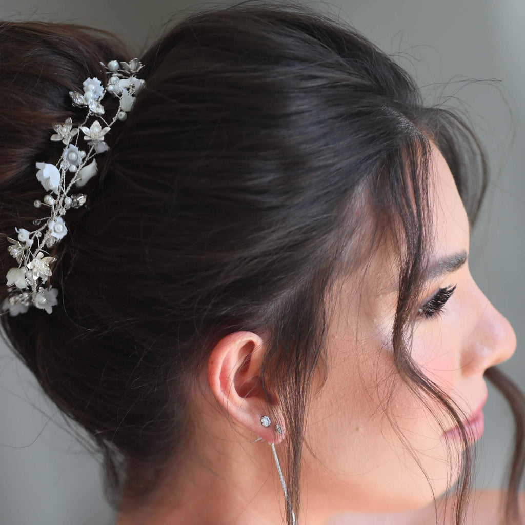 Updo wreath, Sofia hair wreath, The lady bride