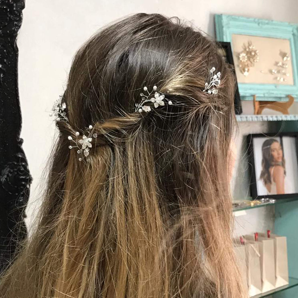 Bridal hair, Sapir hair clips , The Lady Bride