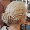 Hair jewelry, Sapir silk flowers hair clips, The Lady Bride