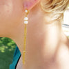 Ivory Pearl Earrings, Jenna Earrings, Dana Mantzur