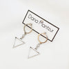 Triangle Earrings, Geometric earrings, Dana Mantzur