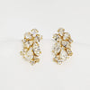 Gold crystal earrings, Avital Earrings - Large, The Lady Bride