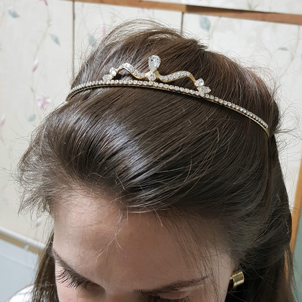 Crystal headband, Kate Crown, The Lady Bride