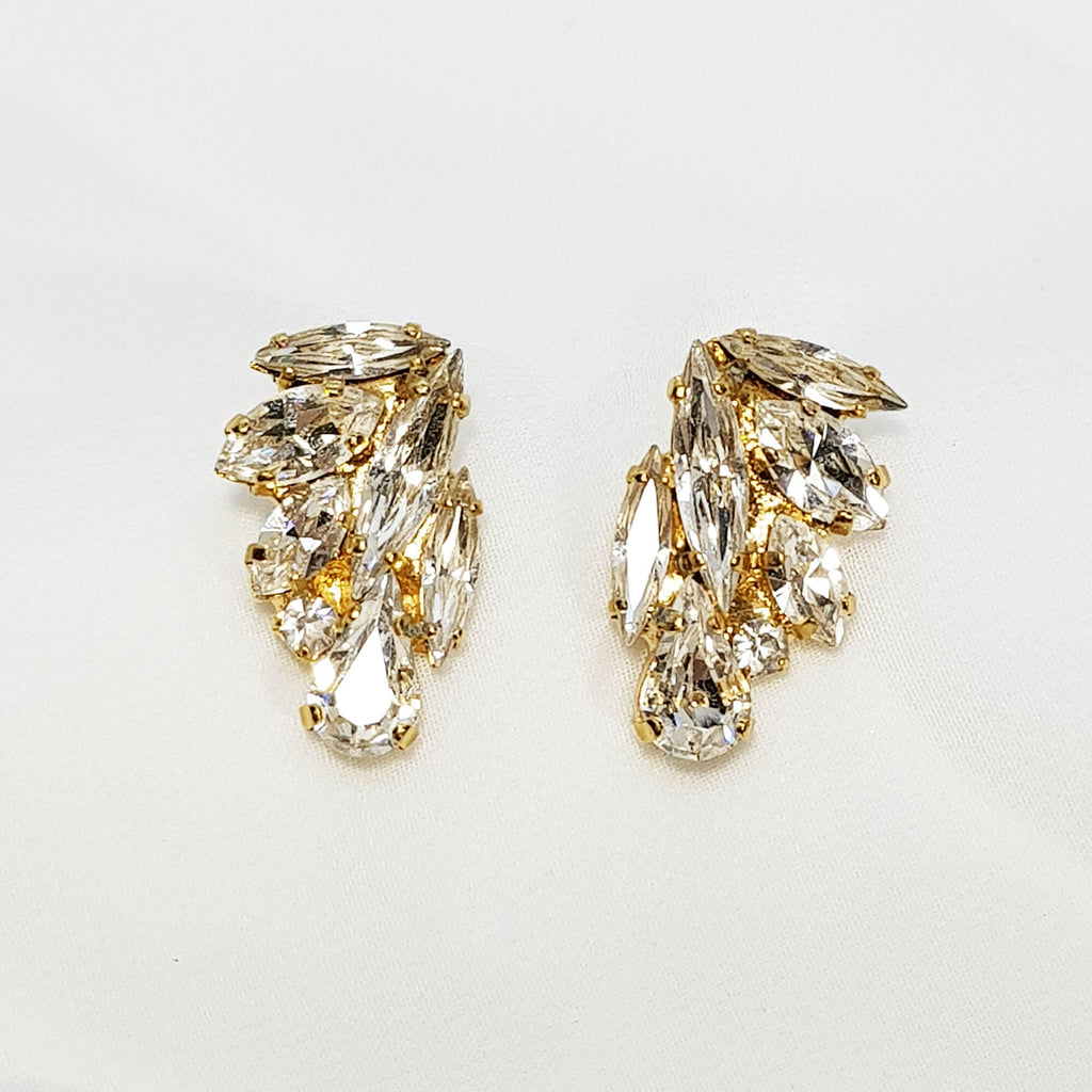 Gold Crystal earrings