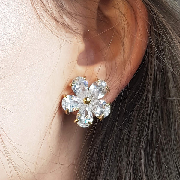 Rhinestone earrings