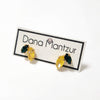 Gold yellow studs, Shai Colorful earrings, Dana Mantzur
