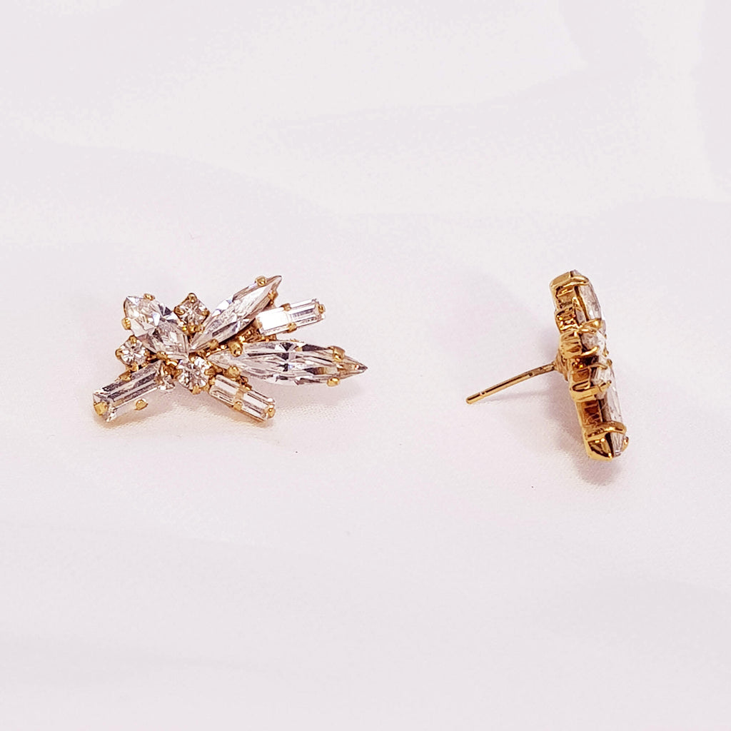 Rose gold ear crawlers