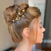 Gold hair clips, Sapir hair clips, Dana Mantzur
