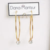 Gold hoop earrings | Dana Mantzur