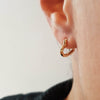 Flower girl earrings, Heart Hoops - Small, Dana Mantzur