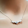 Trang necklace | Pearl Crystal necklace | The Lady Bride