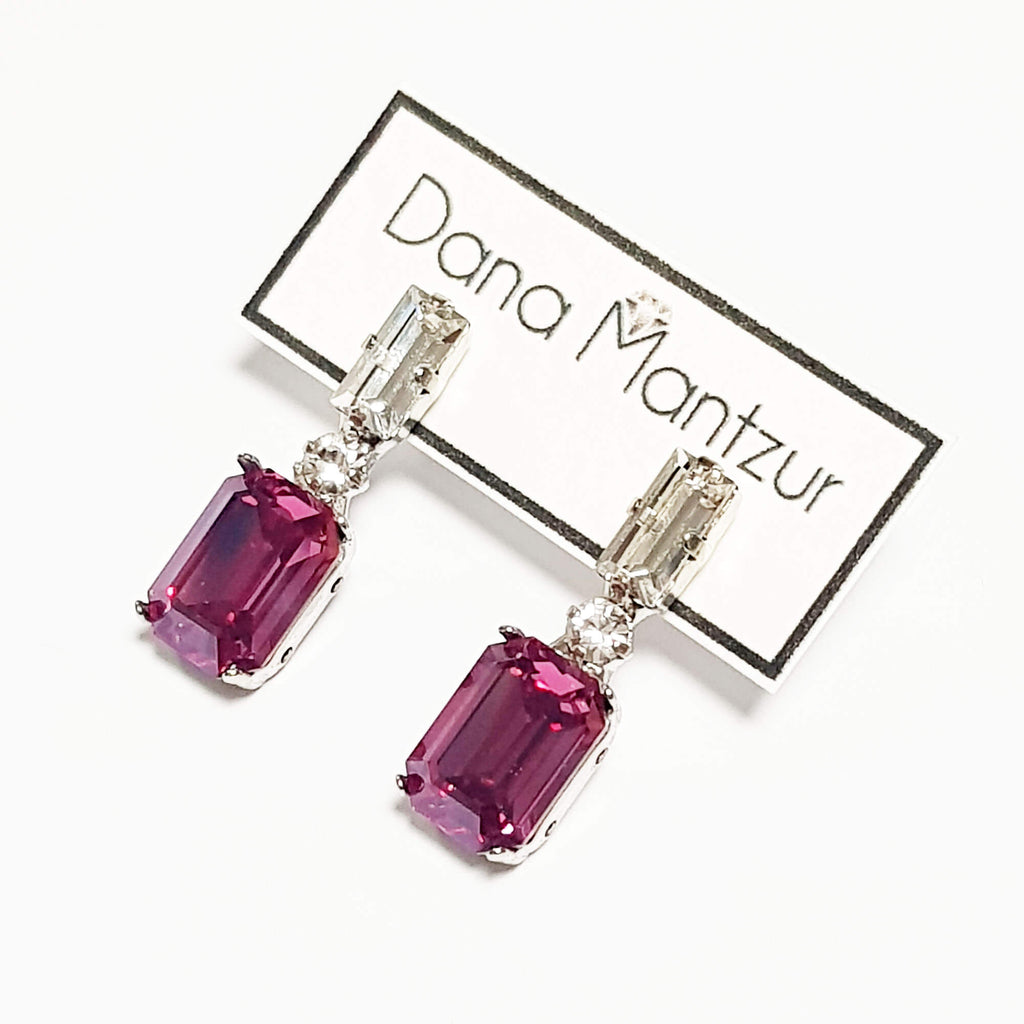 PInk earrings, , Belle earrings, Dana Mantzur