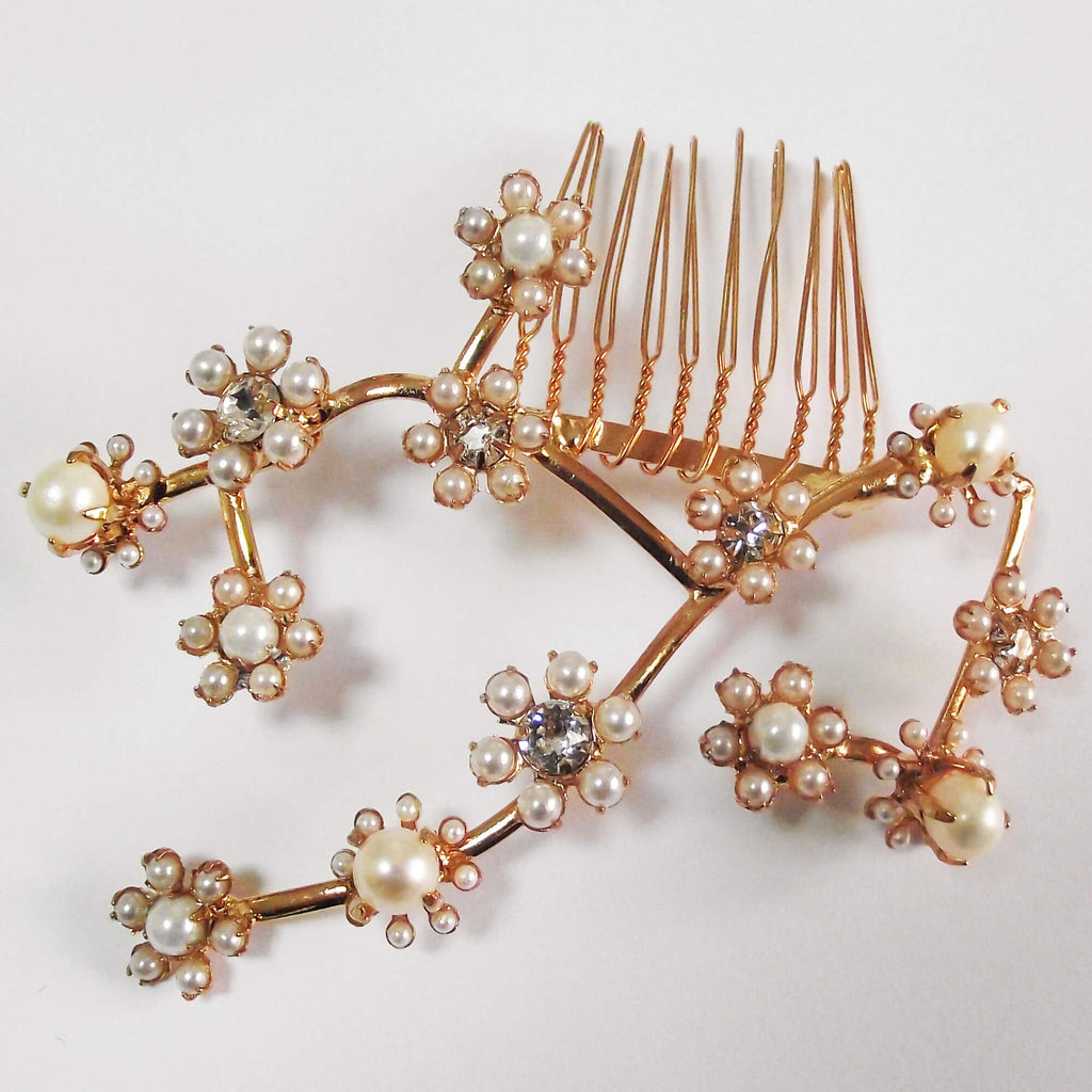 Rose gold hair accessories
