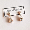 Rose gold drop earrings, Dana Mantzur