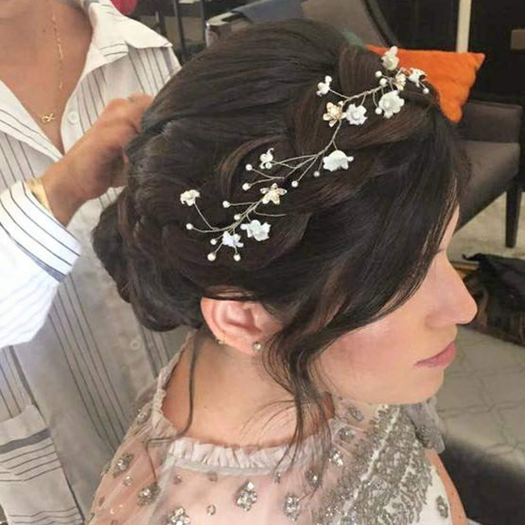 Flower hair vine