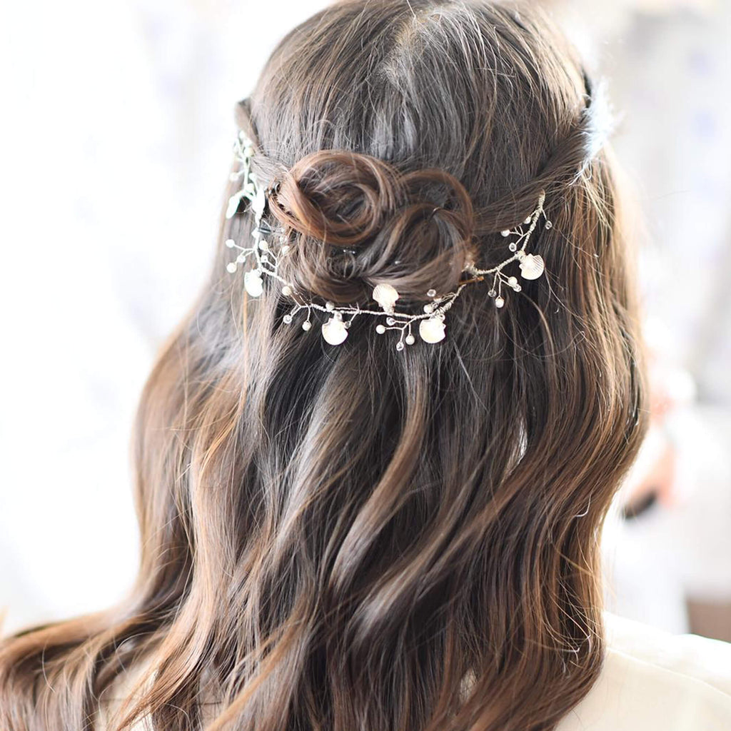 Boho hair wreath