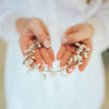 bridal cz headpiece, Lihini Hair Wreath, CZ, The Lady bride