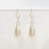 Swarovski drop pearl earrings, Teardrop Pearl Earrings, The Lady Bride