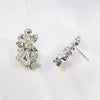 Silver cluster earrings, Avital Earrings - Large, The Lady Bride