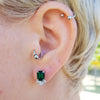 Emerald crystal earrings, Small Joy Earrings, Dana Mantzur