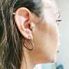 Woman earrings, Heart Hoop Earrings, Dana Mantzur