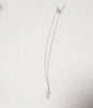 Silver crystal necklace, Fleur de lis Necklace, The Lady bride