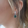 Emerald earrings, Berry Stud Earrings, The Lady Bride