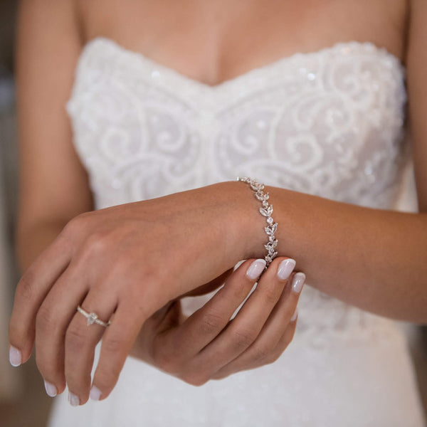 Wedding bracelet, Leaves Bracelet, The Lady Bride