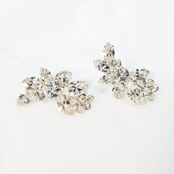 Clear crystal earrings