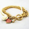 Gold and pearl Bracelet, Iris bracelet, The Lady Bride
