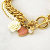 Initial charm Bracelet, Iris bracelet, The Lady Bride