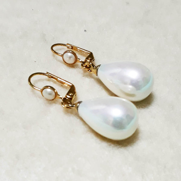 Pearl earrings