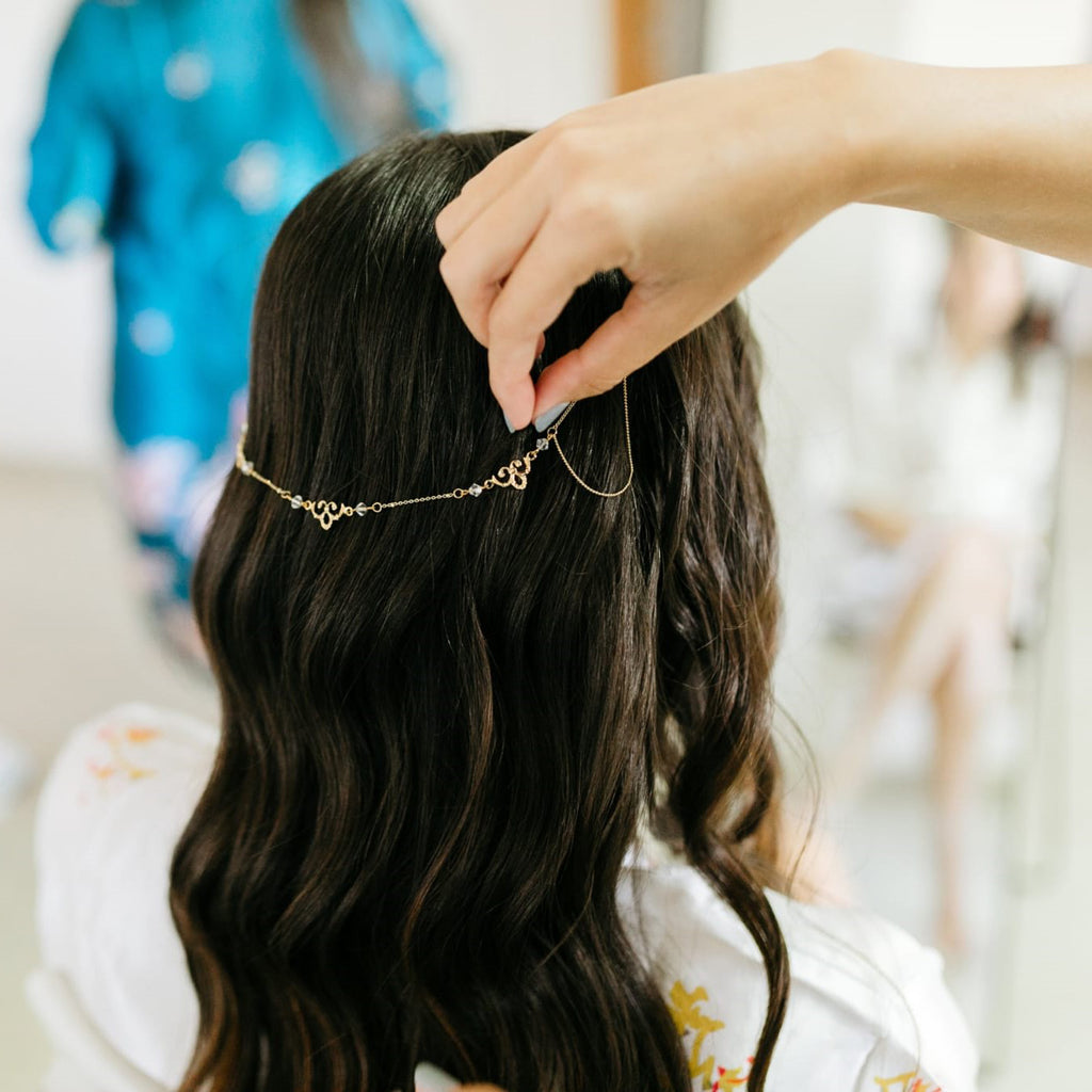 Bridal hair chain, Toni hair chain, The Lady Bride