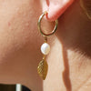 Gold filled huggie earrings, Sharon earrings, Dana Mantzur