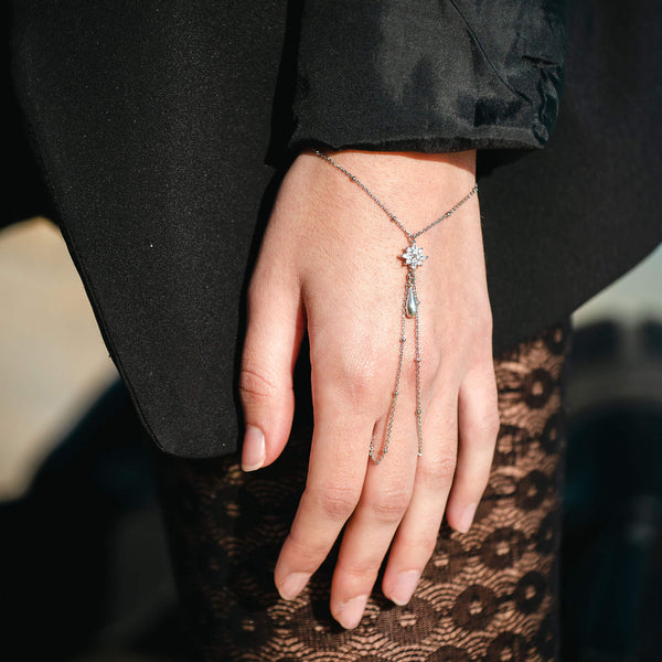 טבעת כלה: שרשרת יד מכסף 925, דנה ממנצור